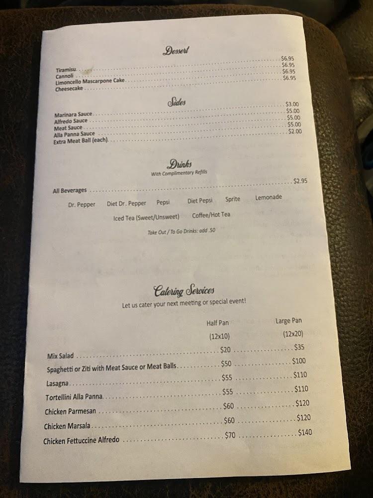 Anconna Italian Restaurant Menu image 1