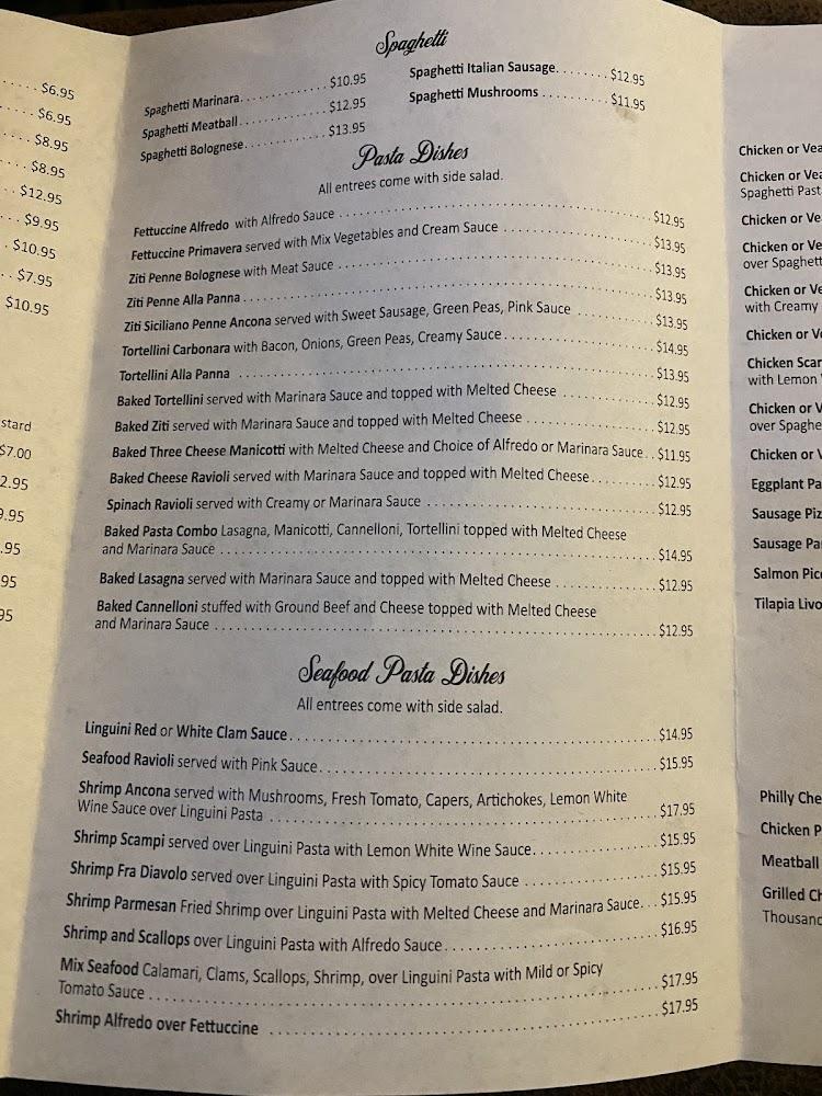 Anconna Italian Restaurant Menu image 4