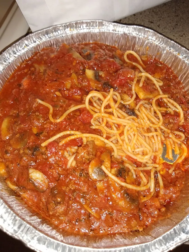 Spaghetti Bolognese with Mushrooms